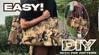 EASY DIY 'Mazza' Tote Bag Tutorial | PDF INCLUDED