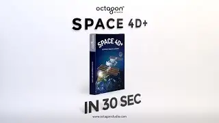 Augmented Reality Flashcards Space 4D+ in 30 Sec | Octagon Studio