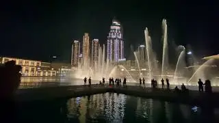 Dubai fountain Dubai mall Burj Khalifa Dubai