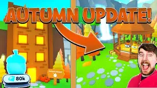 🥳*NEW* AUTUMN UPDATE 🦃, SECRET EGG!, HUGE PETS AND MORE IN Pet Simulator X (*GIVEAWAY 💎*) 🥳