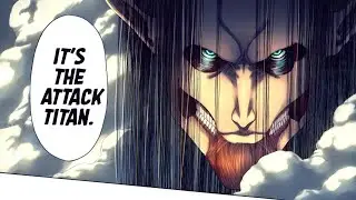 Eren's founding titan - aot manga with anime audio