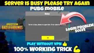 server is busy please try again later error code restrict area | Pubg login problem server busy