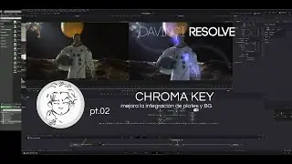 daVinci Resolve -- FUSION -- CHROMA KEY tutorial pt.02