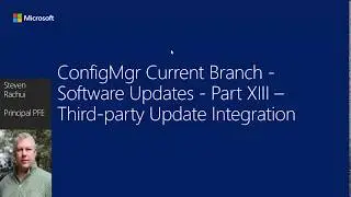 ConfigMgr TP – Working with Third Party Updates