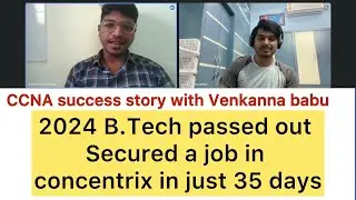 CCNA Success Story with Venkanna babu and he secure job in just 35 days | Ramesh Tech Library