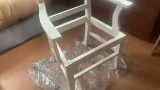 DIY ремонт старого деревянного кресла