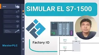 Simulation of an S7-1500 PLC and Connection to Factory I/O ✅