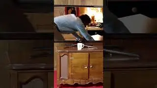 Climbing out of a TV 🤪 