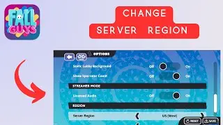 How to change Server Region In Fall Guys mobile