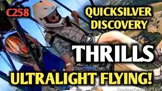 Quicksilver MXL-2 Discovery Flight Thrills. Ultralight Flying at it's Best C258