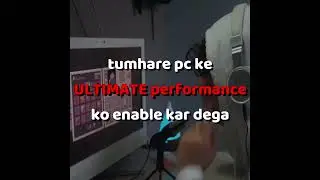 enable ultimate performance mode in any pc  