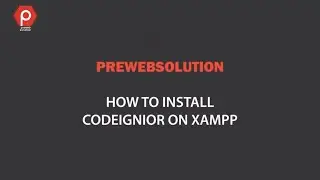 How to setup Codeigniter 3 in localhost with XAMPP