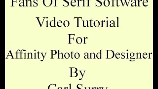Affinity Photo and Designer   Cut Paste in to shape or text