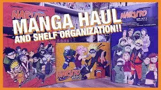 Manga Haul | setting up my new Naruto shelf to fit three box sets!