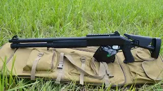 TRI-SHOT M56DL PUMP SHOTGUN. Дешевый спринговый дробовик который что-то МОЖЕТ!!)