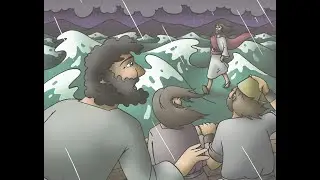 Jesus Walks on Water Bible story for kids read aloud