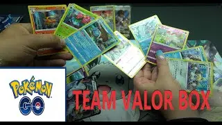Pokémon Go Team Valor Collection Box OPENING