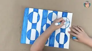 How to create a simple Op Art picture.