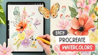 Easy Procreate Watercolors - Create Botanical Illustrations on your iPad Class Trailer