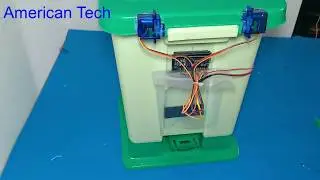 How to make a smart trash bin using Arduino Nano , science project 2019