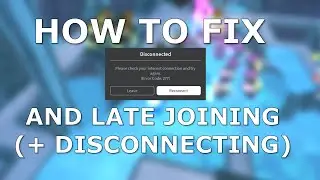 HOW TO FIX ERROR CODE 277, LATE JOINING, AND RANDOM DISCONNECTING! | TDS + OTHER GAMES (ROBLOX)