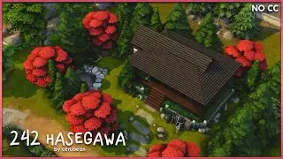2-4-2 Hasegawa (NO CC) | Sims 4 Speed Build