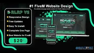 RLRP FiveM Website - Template 2026 (5MRP V2)
