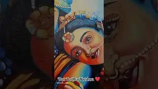 When Radha Krishna is love ❣️ #art #radhakrishna #shorts