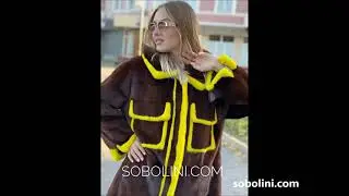 Новая коллекция!Норковая шуба с инкрустацией,оверсайз фасон!В наличии!