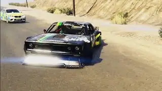 Trying To drift in gta 5 without experience - keyboard gameplay