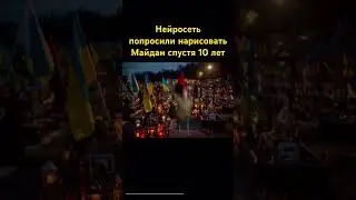 Нейросеть нарисовала Майдан 2014 года в 2024 году