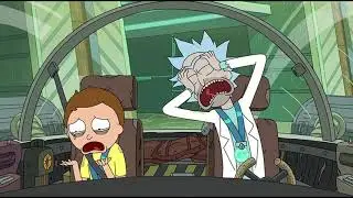 Рик и Морти cтрадают в машине (Рик и Морти - Rick and Morty)