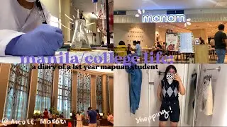 laboratory class in mapua + staying in ascott, makati + shopping | a mapuan's diary