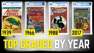 Top Graded Comics By Year (1938 - 2025!)