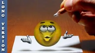 Emoji   3D Trick Art on Paper, Long Version