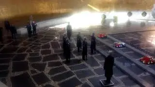 Смена почётного караула. Мамаев Курган.  Город - герой Волгоград.