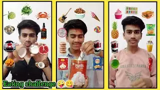 Eating challenge in Jolo chip, chicken,