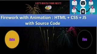 CodeSky - New Firework Design with HTML CSS & JS [Latest 2020]