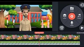 Hoe to make a cartoon video with Mobile | green screen cartoon actor.Cartoon editing.Cartoon maker.