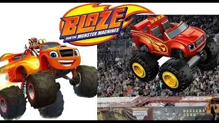 Blaze & Monster Machine Characters in Real Life 2020 | JD Cars Toys