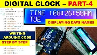 {714} Writing Arduino Code for Names of the Days of Week