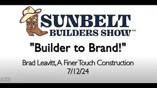 Builder to Brand