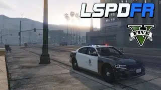 GTA V #LSPDFR LSPD CITY PATROL DODGE CHARGER