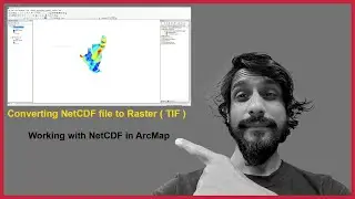 How to make Raster (TIF) from NetCDF file in ArcMap || Working with NC file format in GIS