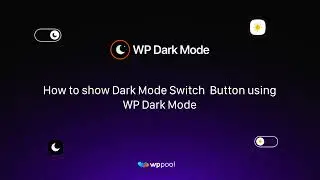 How to show dark mode switch button using Dark Mode Widget