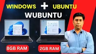Wubuntu = Windows + Ubuntu  A clone of Windows 11, weird distro of Linux Ubuntu | Dual Boot Wubuntu