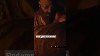 Kratos sending off his beloved Faye #gaming #rip #grief #love 😭