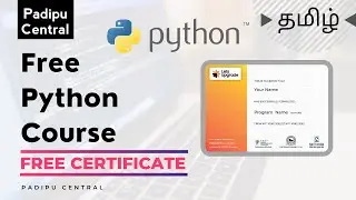 Free Python Course | Free Certificate | Tamil