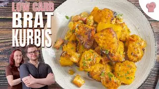 Wer braucht Kohlenhydrate? 🎃 Probiere unser knuspriges Bratkürbis-Rezept aus!