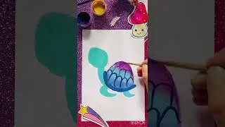 РИСУЕМ🐢ЧЕРЕПАШКУ
